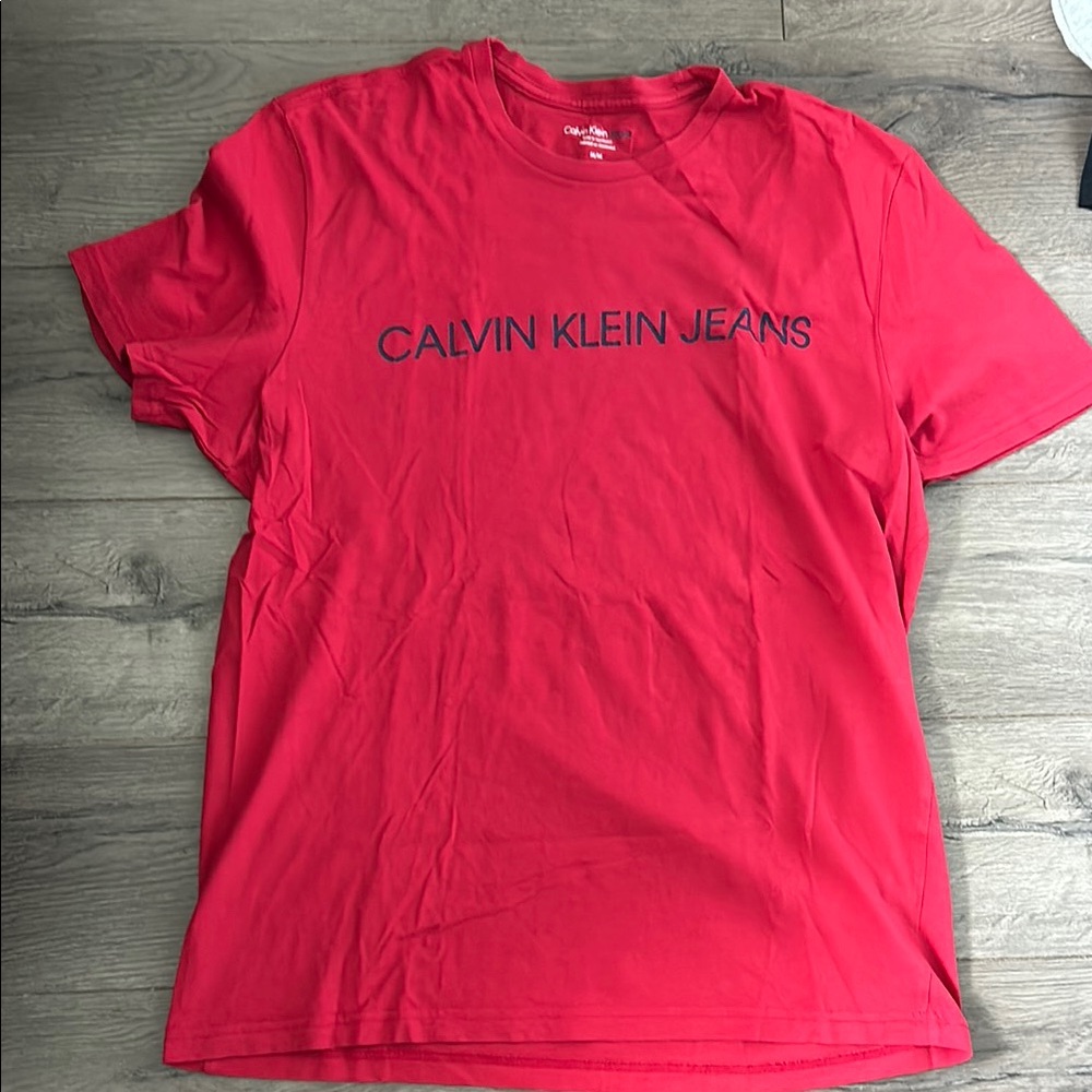 Calvin Klein Jeans Red Men's T-Shirt